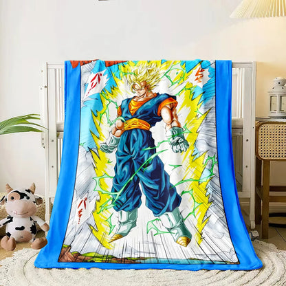 1 PC Hot blooded anime blanket - Lightweight Flannel Throw for sofas, travel, camping, living rooms, offices, chairs and beds