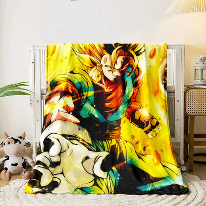 1 PC Hot blooded anime blanket - Lightweight Flannel Throw for sofas, travel, camping, living rooms, offices, chairs and beds